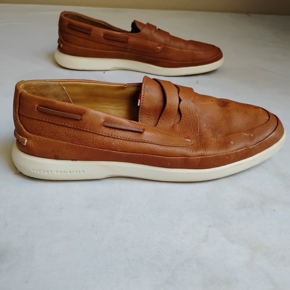 Sperry Gold Cup Shoes 13 Mens‎ Leather Loafer Slip On Dress Boating Preppy